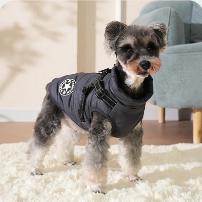 Manteau Imperméable pour Chien - HarnessDogJacket™ - Noir