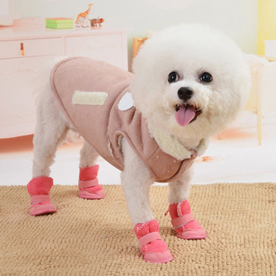 Bottes pour chien - Rose