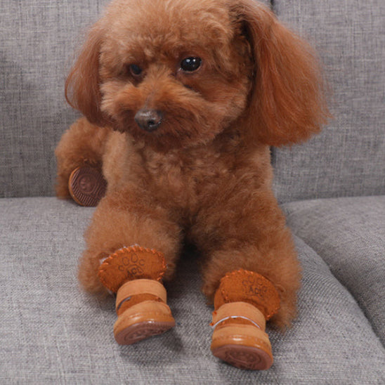 Bottes pour chien - Rose