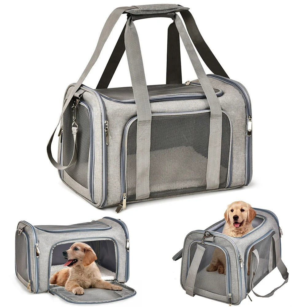 Sac de transport pour chien latéral - Noir