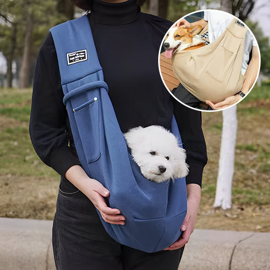 Sac pour chien à bandoulière - Vert