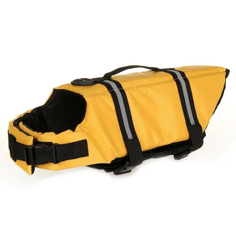 Gilet de sauvetage réfléchissant pour chien - Jaune