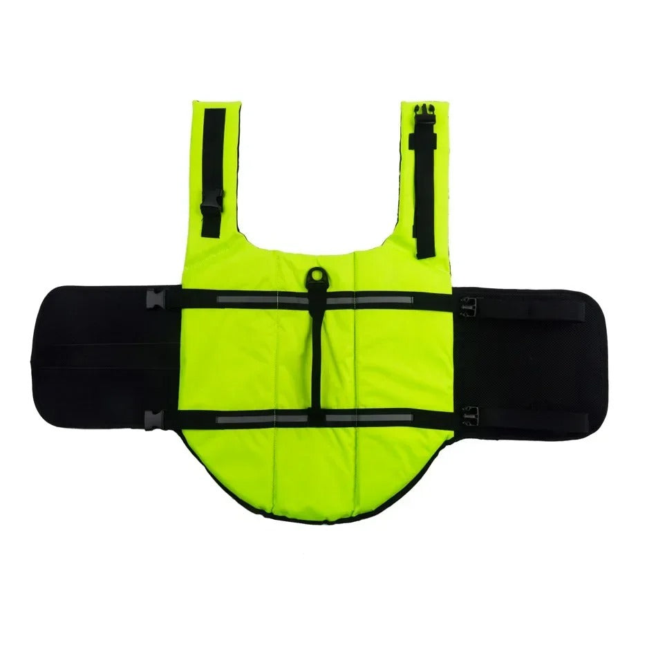 Gilet de sauvetage réfléchissant pour chien - Vert