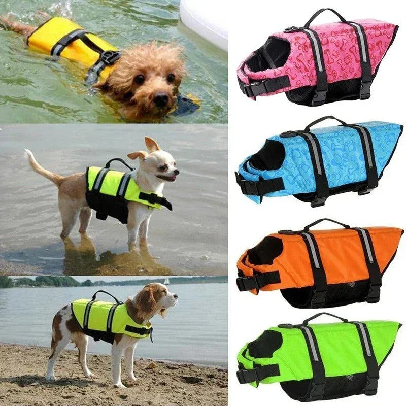 Gilet de sauvetage réfléchissant pour chien - Orange