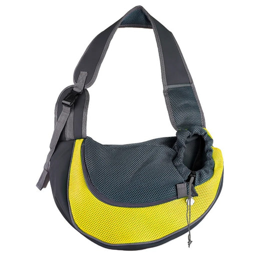 Sac bandoulière pour chien - Jaune