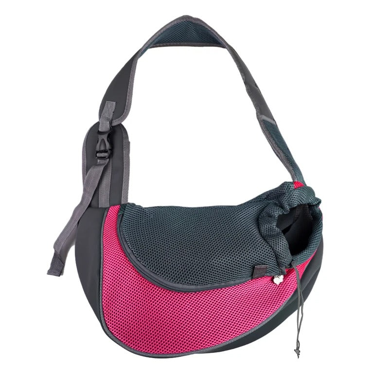 Sac bandoulière pour chien - Rose