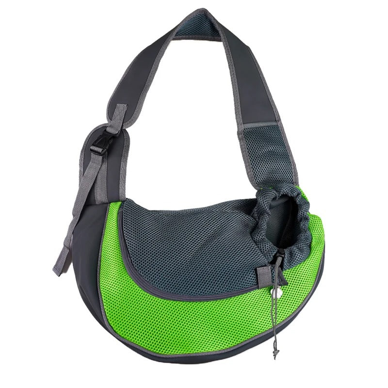 Sac bandoulière pour chien - Vert