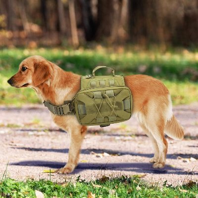 Sac à dos pour chien - BackpackDogHarness™ - Vert